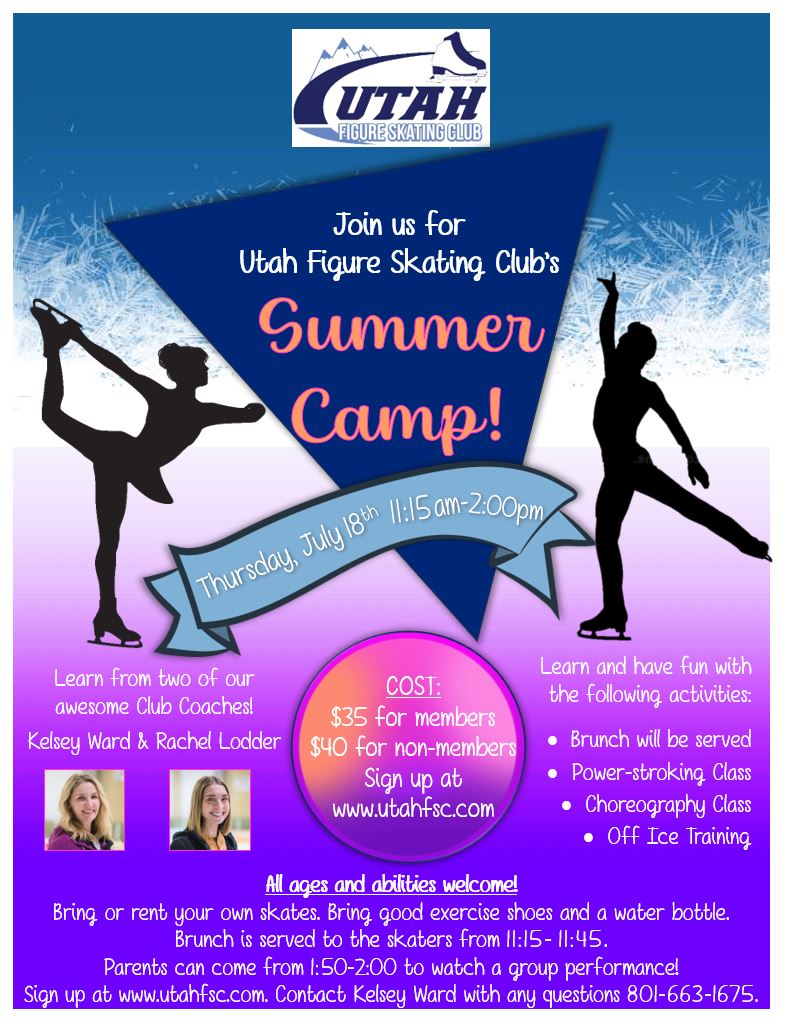 Summer Camp Utah Figure Skating Club